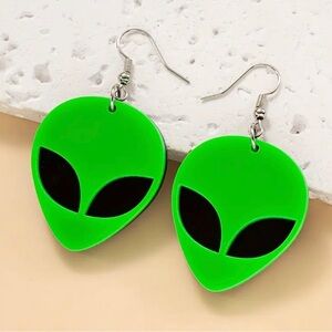 New Alien Earrings